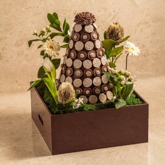 Floral Chocolate Ã‰clat Tower - Medium